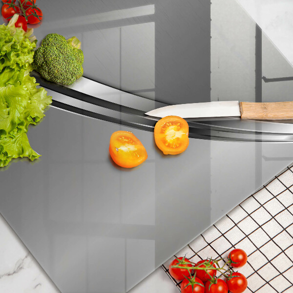 Protetor de fogão de vidro Abstração de metal