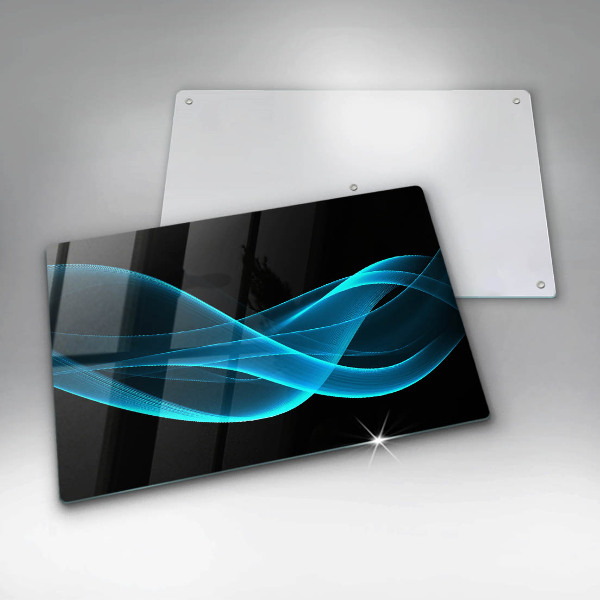 Cobertura placa vitrocerámica Abstração azul