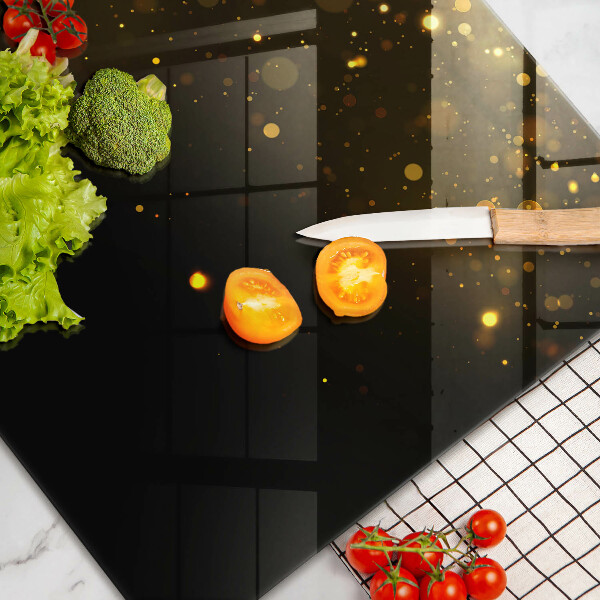 Cobertura placa vitrocerámica Glitter dourado