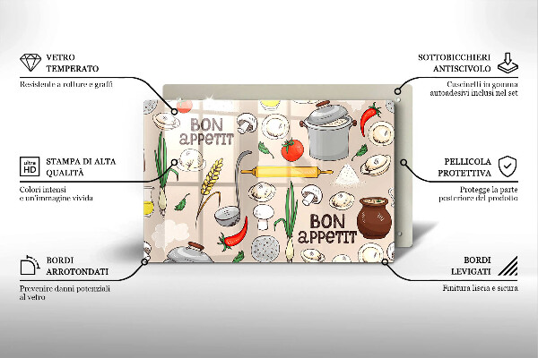 Protetor para fogão de vidro Ilustração de cozinha