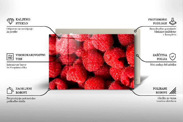 Protetor para fogão de vidro Framboesa