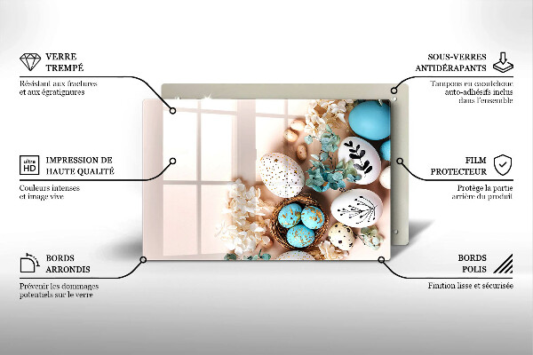 Protetor para fogão de vidro Decorações de Páscoa