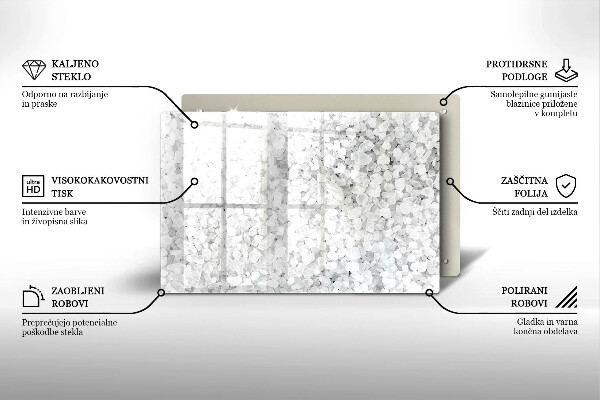 Cobertura placa vitrocerámica Cristais de sal