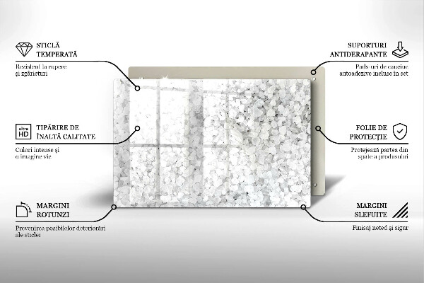 Cobertura placa vitrocerámica Cristais de sal