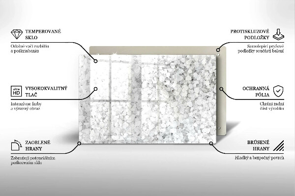 Cobertura placa vitrocerámica Cristais de sal