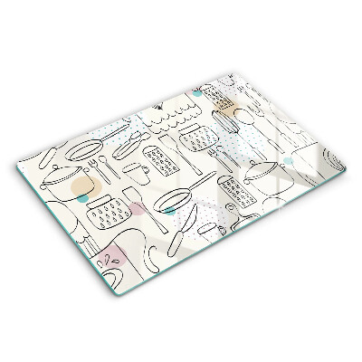 Protetor para fogão de vidro Acessórios de cozinha