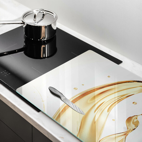 Protetor em vidro para fogão Azeite