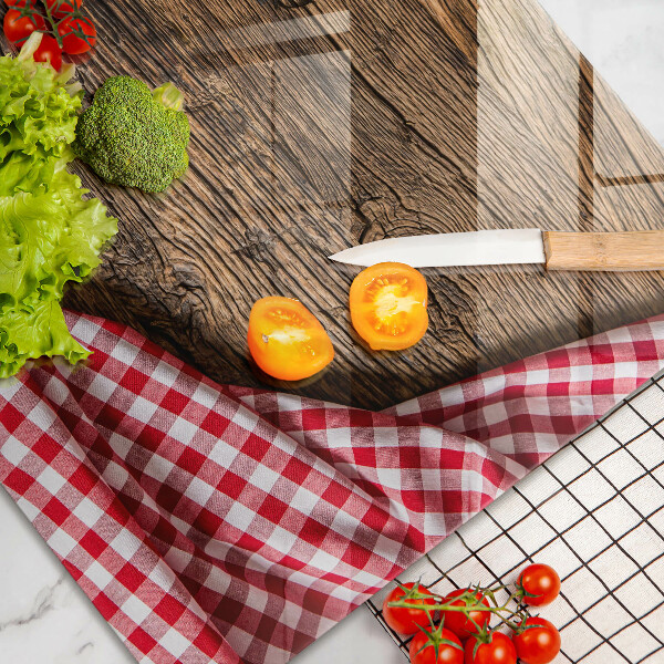 Cobertura placa vitrocerámica Mesa de madeira