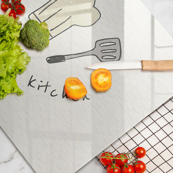 Protetor de fogão de vidro Mestre da Cozinha