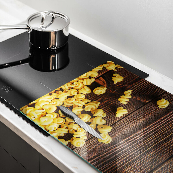 Protetor para fogão de vidro Massa na mesa