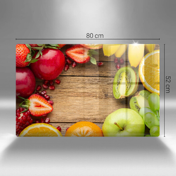 Protetor para fogão de vidro Fruta fresca