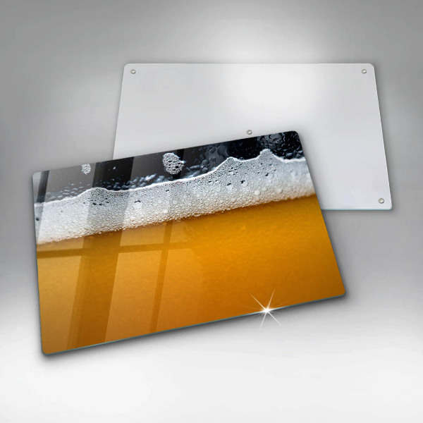 Protetor em vidro para fogão Beber espuma de cerveja