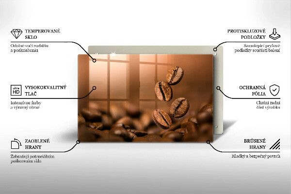 Cobertura placa vitrocerámica Grãos de café