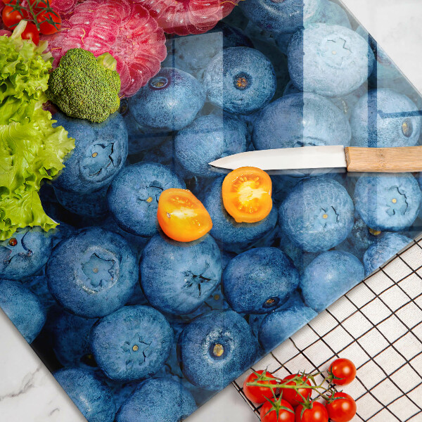 Protetor para fogão de vidro Framboesas e mirtilos