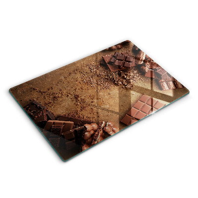 Protetor para fogão de vidro Doces de chocolate