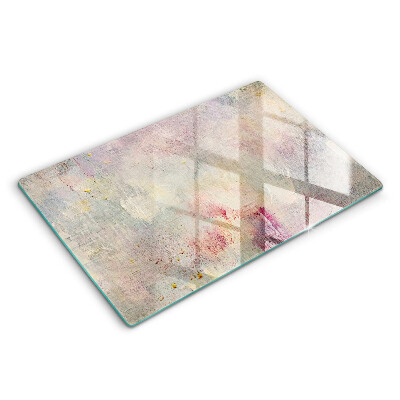 Protetor em vidro para fogão Fundo de textura de tinta