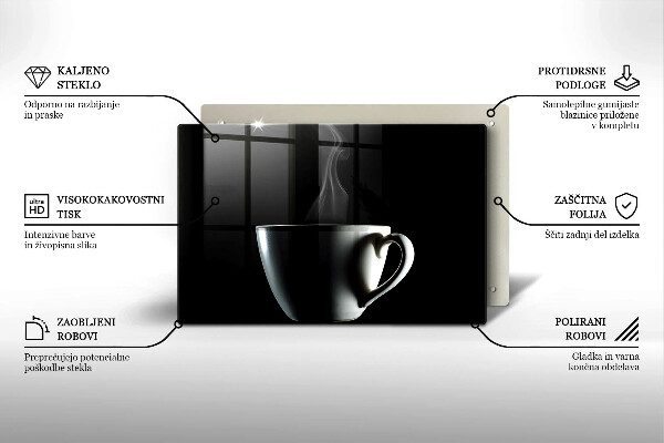 Protetor para fogão de vidro Uma xícara de chá