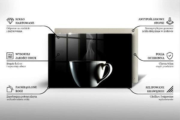 Protetor para fogão de vidro Uma xícara de chá