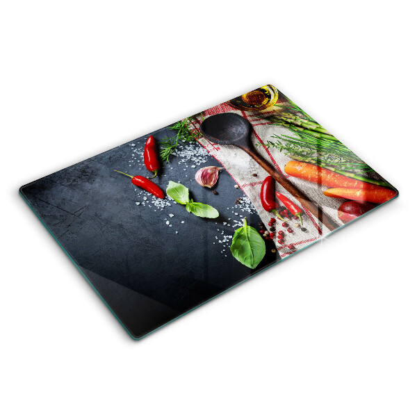 Cobertura placa vitrocerámica Comida de cozinha