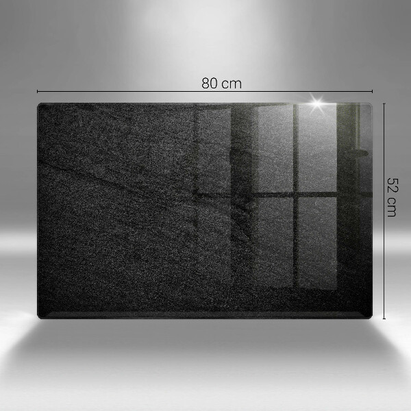 Protetor de fogão de vidro textura da rocha