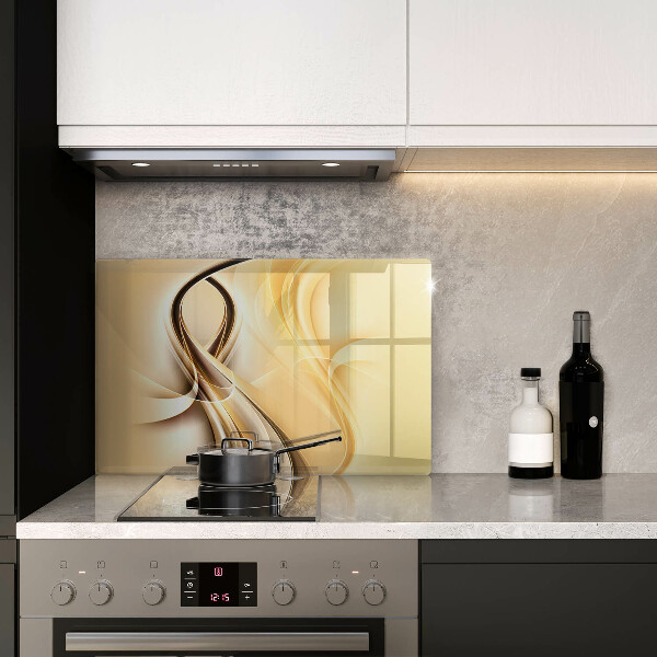 Cobertura placa vitrocerámica Fumaça abstrata