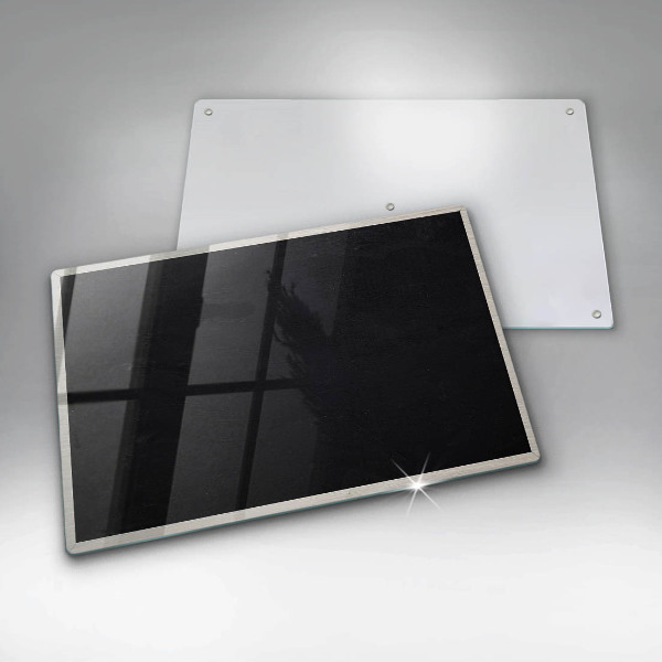 Protetor de fogão de vidro Quadro-negro