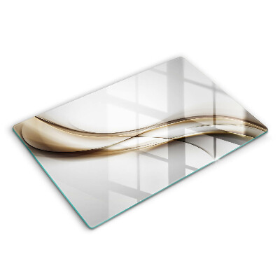 Cobertura placa vitrocerámica Abstração de linhas suaves