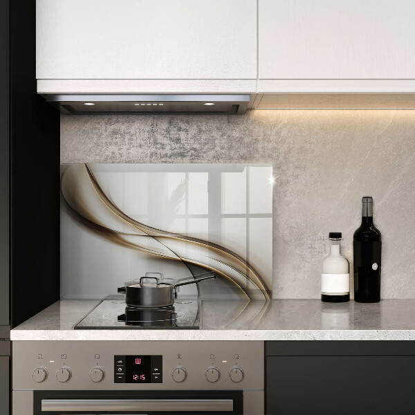 Cobertura placa vitrocerámica Abstração de linhas suaves