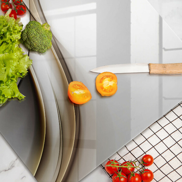 Cobertura placa vitrocerámica Abstração de linhas suaves