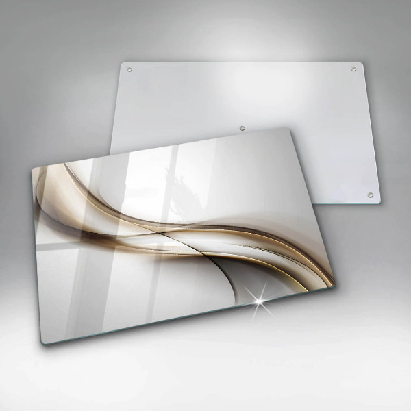 Cobertura placa vitrocerámica Abstração de linhas suaves