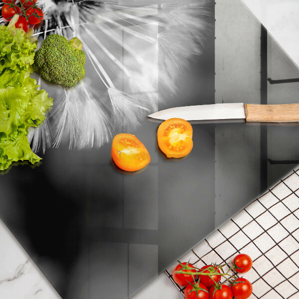 Protetor para fogão de vidro Dente-de-leão delicado