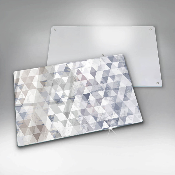 Protetor para fogão de vidro Padrão triangular