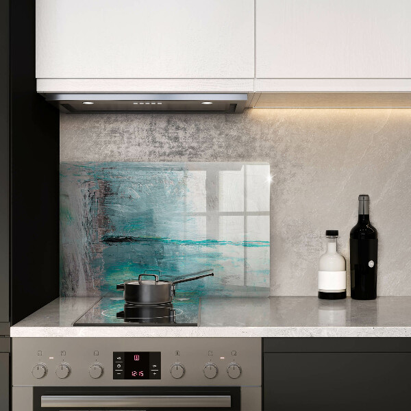 Cobertura placa vitrocerámica Fundo de pintura abstrata