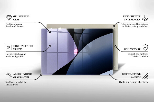 Cobertura placa vitrocerámica Formas abstratas