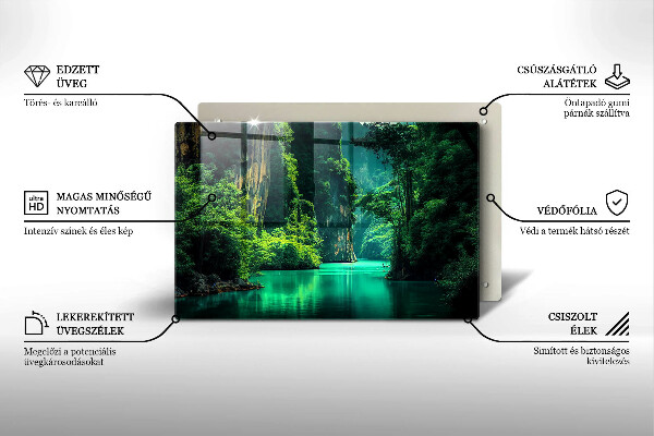 Cobertura placa vitrocerámica Paisagem da lagoa