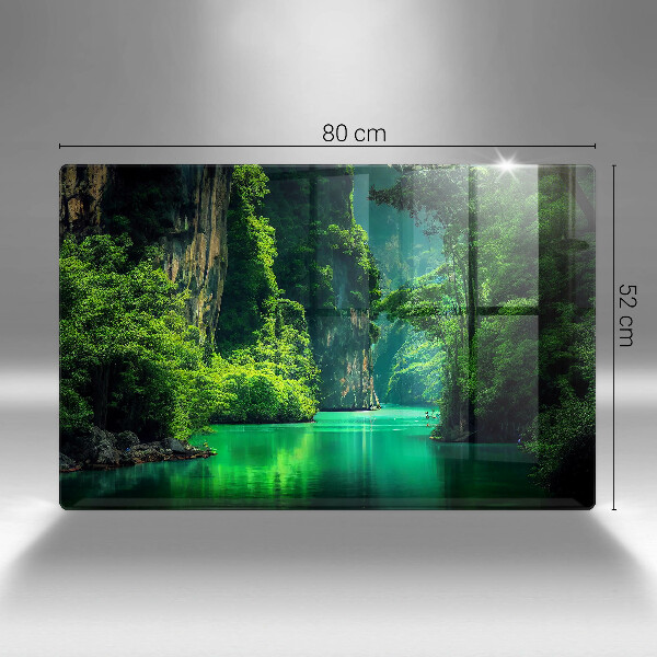 Cobertura placa vitrocerámica Paisagem da lagoa