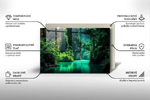 Cobertura placa vitrocerámica Paisagem da lagoa