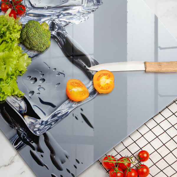 Protetor para fogão de vidro Cubos de gelo