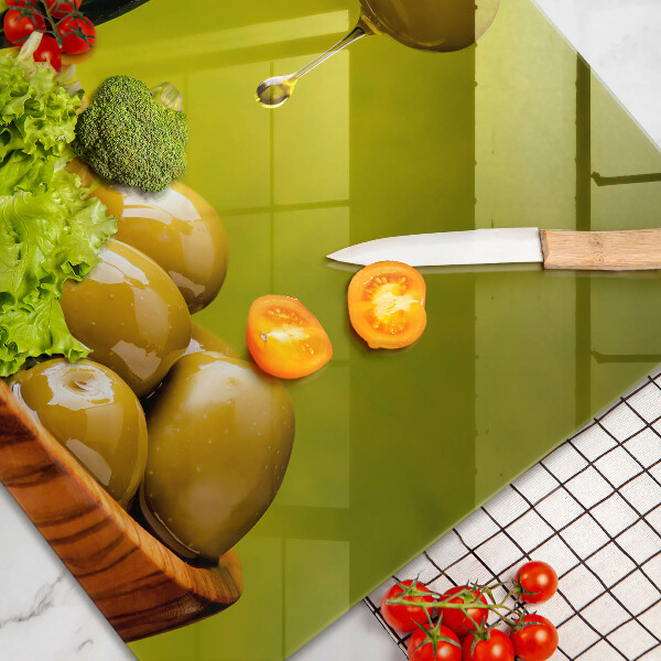 Cobertura placa vitrocerámica Azeitonas saborosas