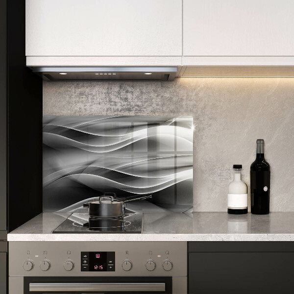 Cobertura placa vitrocerámica Linhas de fumaça abstratas