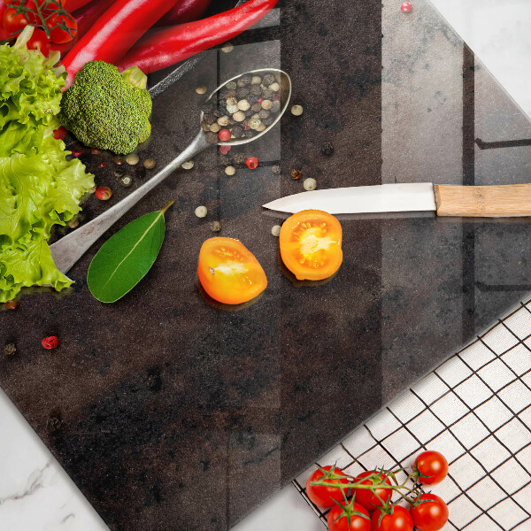 Protetor de fogão de vidro Pimentas vermelhas