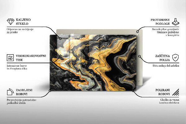 Cobertura placa vitrocerámica Estrutura abstrata