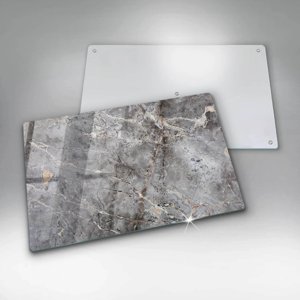 Protetor em vidro para fogão Textura de pedra