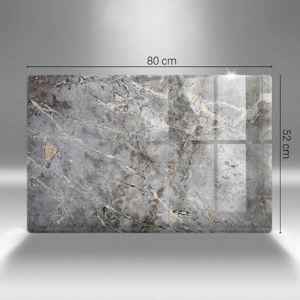 Protetor em vidro para fogão Textura de pedra