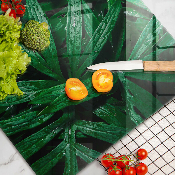 Cobertura placa vitrocerámica Folhas de plantas