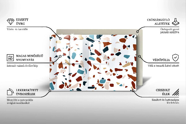 Cobertura placa vitrocerámica Pedra decorativa