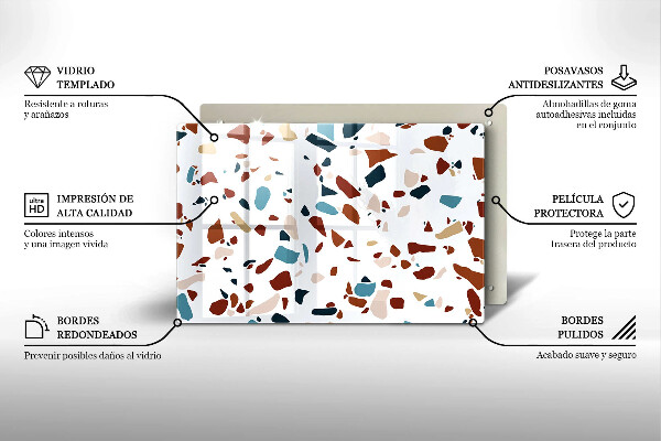 Cobertura placa vitrocerámica Pedra decorativa