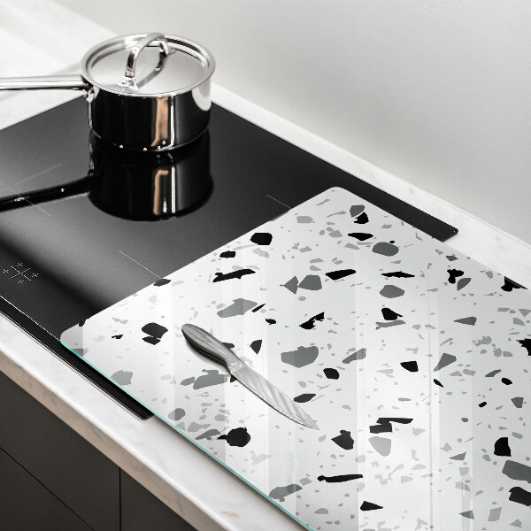 Protetor de fogão de vidro Grés decorativo