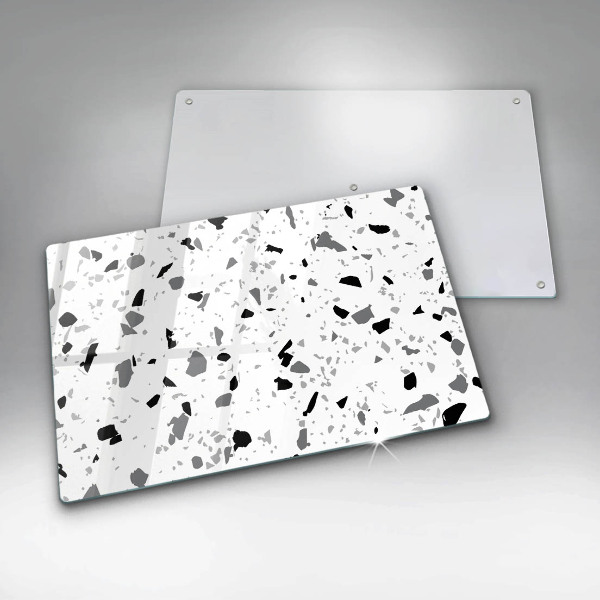 Protetor de fogão de vidro Grés decorativo