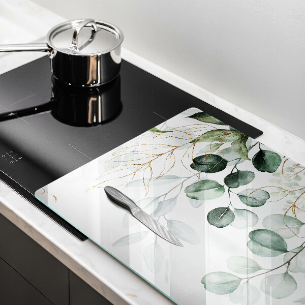 Cobertura placa vitrocerámica Plantas pintadas